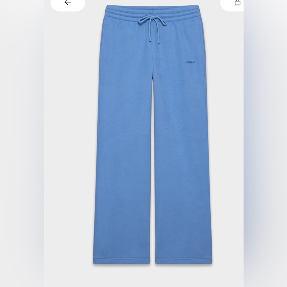 NWT Aritzia TNA cozy Fleece boyfriend wide Sweatpant XS